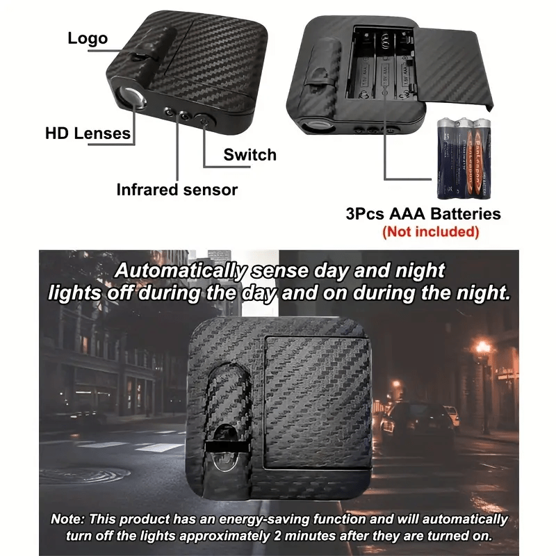 Pack de 2 Luces LED de Gato Animado Lindo para Bienvenida - Proyección en el Peldaño de la Puerta Automática, Decoración para Puertas del Coche, Rojo con Pilas (Pilas No Incluidas) - Regalo Perfecto para Amantes de los Gatos, Accesorios para Gatos