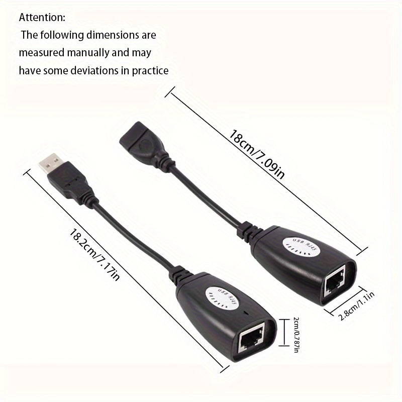 Adaptador USB versátil a Ethernet para Cat 6/6e/5/5e hasta 50m/164ft, ideal para portátiles, computadoras, teléfonos, teclados, unidades flash, impresoras - Nylon duradero y USB-C RJ45, impresora, portátil, USB-C