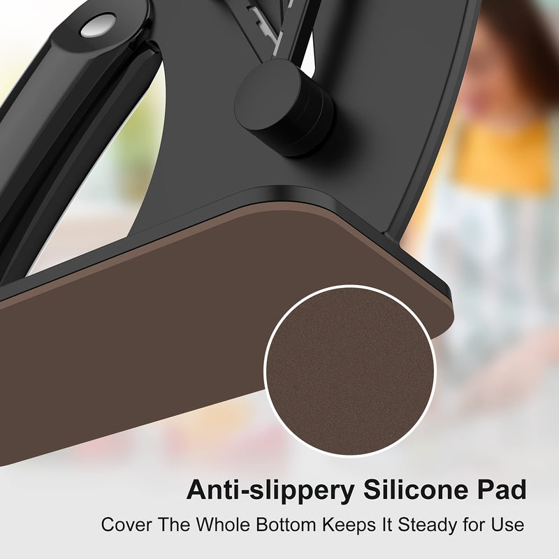 Afilar cuchillos ergonómicos de acero inoxidable - Base antideslizante, guía de ángulo para afilar con precisión, no requiere batería, esencial para la cocina para afilar cuchillos y tablas de cortar, afiladores de cocina | Diseño elegante de afilador |