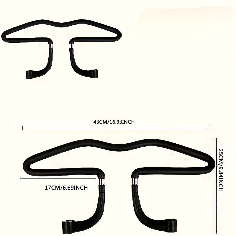 Nueva y mejorada gancho de asiento de coche multifuncional de acero inoxidable - Plegable, adecuado para abrigos y bolsas de embalaje de trajes, bolsas de snacks, compatible con la mayoría de sedanes y SUVs.