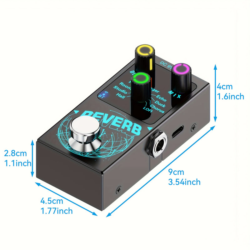 Efectos: Reverb para Guitarra - Pedales de Reverberación