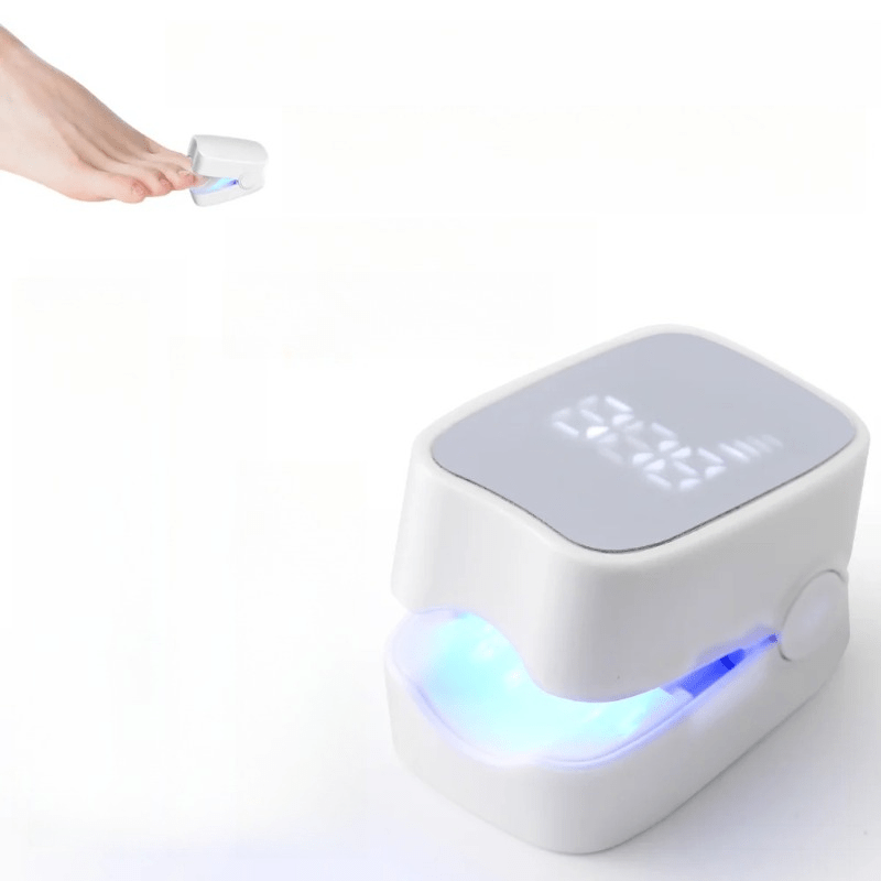Lámpara portátil para el tratamiento de hongos en las uñas - Recargable por USB, luz LED para la salud de las uñas, ideal para el hogar y los viajes, regalo perfecto para los mejores amigos, dispositivo de cuidado de las uñas | Lámpara de uñas moderna |