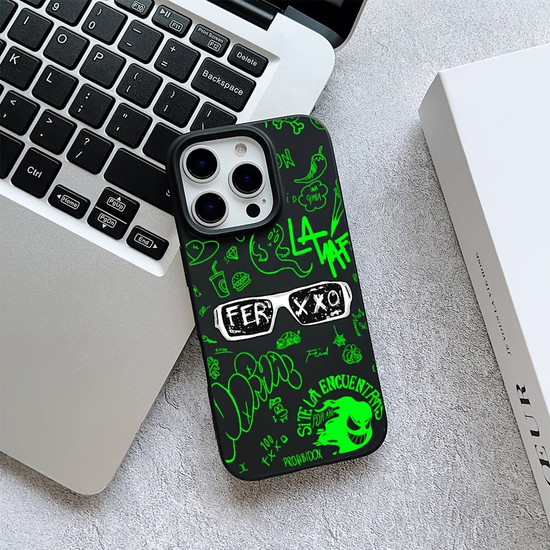 Estuche de teléfono compatible con Ferxxo para for iphone 16, 15, 14, 13, 12, 11 Pro Max, con agujeros grandes, acabado mate, absorción de impactos y cubierta posterior de TPU antideslizante.