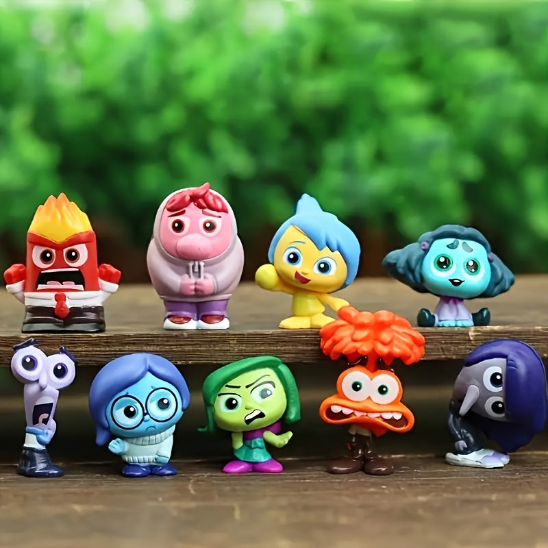 Adornos de personajes de "Inside Out" de Disney en PVC, accesorios exquisitos para escritorio, adecuados para oficinas domésticas y coches, regalos de Año Nuevo, regalos del Día de San Valentín