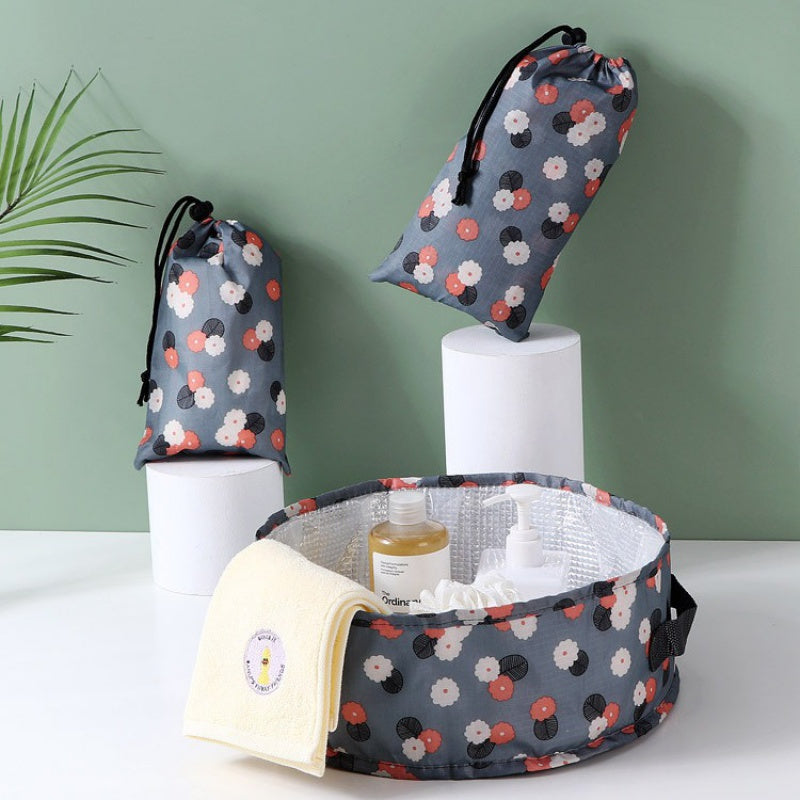 Fregadero plegable portátil, fregadero de agua al aire libre, bolsa de baño de pies para viajes, fregadero de lavandería, fregadero, universal para todas las estaciones
