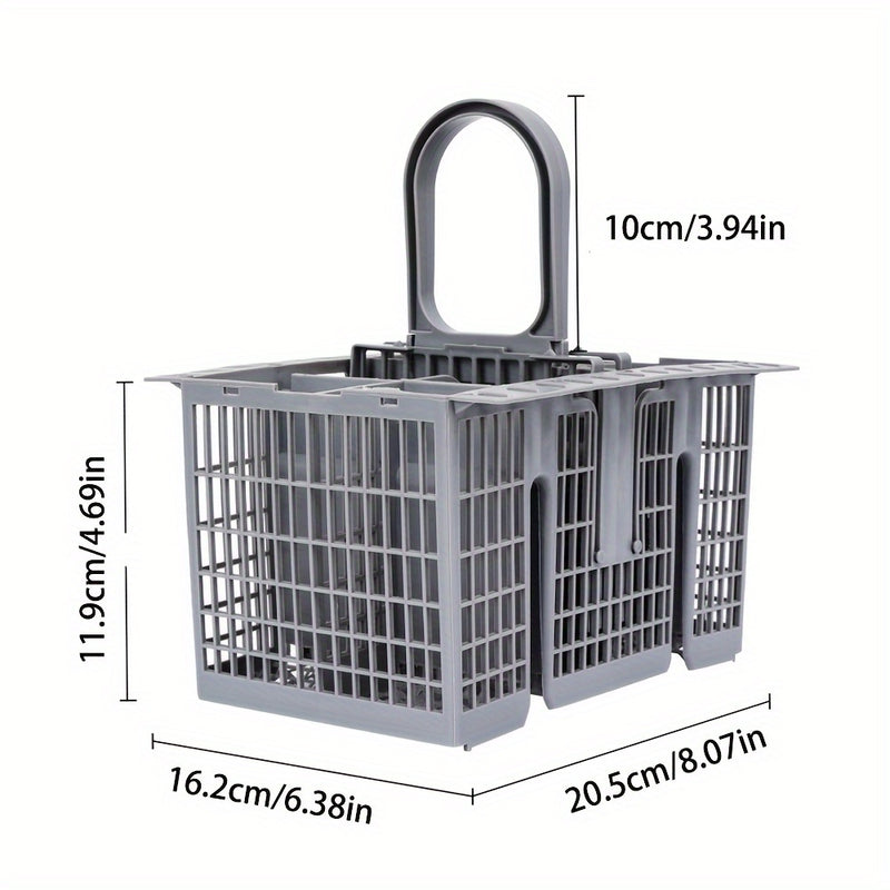 Adaptador Versátil para Cesta de Cubiertos de Lavavajillas - Compatible con Hotpoint, Bauknecht y Más - Accesorio de Almacenamiento de Cuchillos y Tenedores de Plástico Duradero, Multifuncional, C00257140