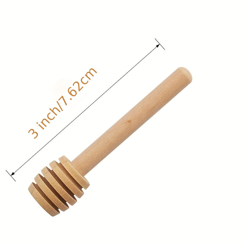 50 Uds. Barra Para Revolver Miel, Mango Mezclador, Cuchara, Tarro, Cuchara, Cucharón De Madera Natural Para Miel, Palo De Madera, Cucharas Para Miel, Utensilios De Cocina
