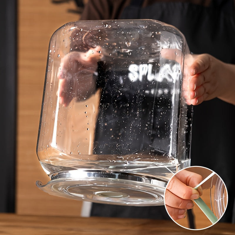 Tarros Herméticos de Plástico PET Transparente para Alimentos con Tapas Abatibles - Contenedores Reutilizables Cuadrados para Granos, Frutos Secos y Snacks - Organización Duradera en la Despensa