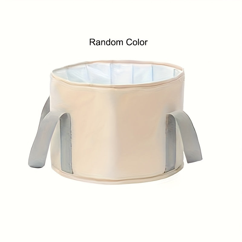 Baño portátil plegable para pies con preservación de calor - Bañera multifuncional de gran profundidad, aislada con película de aluminio, sin fragancia, uso sin cable para pies.