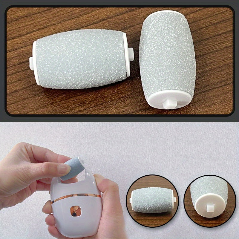 Juego de 8 piezas de Rodillos de Repuesto para Lima de Pies, Cabezales de Molienda para Amoladora Eléctrica de Pies, Accesorios para Eliminación de Callos para Quitar la Piel Dura