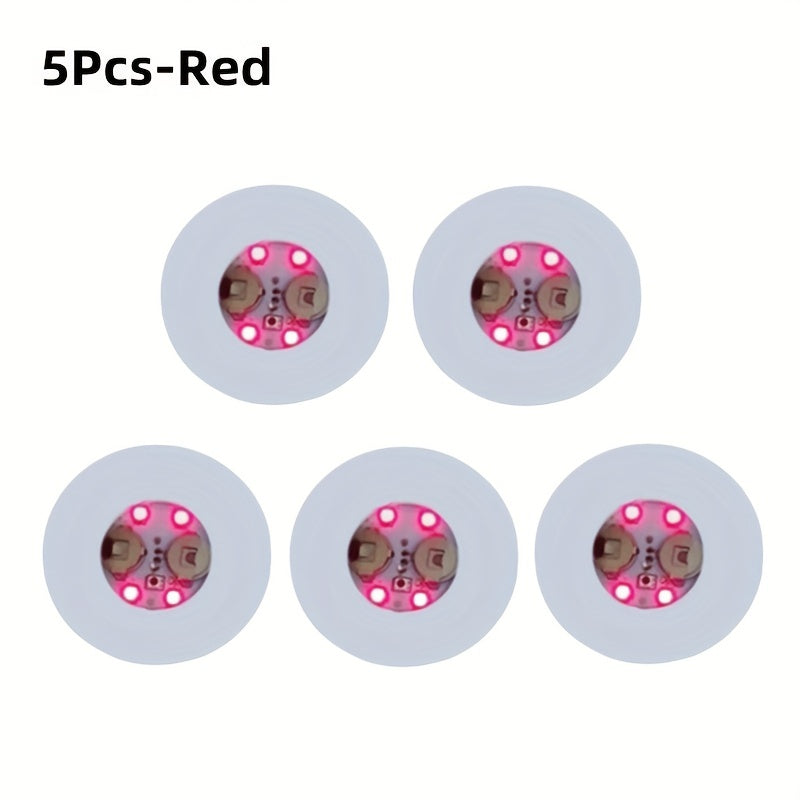 Conjunto de 5 posavasos iluminados para bar, luces LED para Navidad, fiesta de bodas en KTV y decoración de jarrones de copa de cóctel