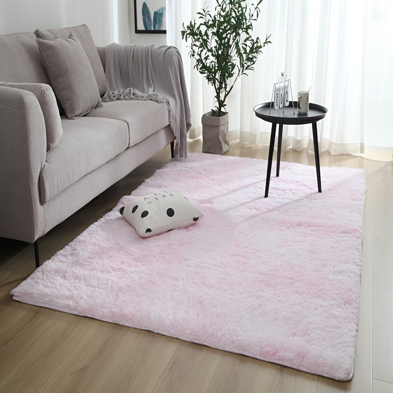 1 Unidad, Alfombras Suaves Y Esponjosas De Pelo Largo Para La Sala De Estar, Alfombra Mullida Para El Dormitorio, Alfombras De Decoración Para El Hogar, Bonitas Y Lujosas, Antideslizantes Y Lavables A Máquina, Decoración Para El Hogar