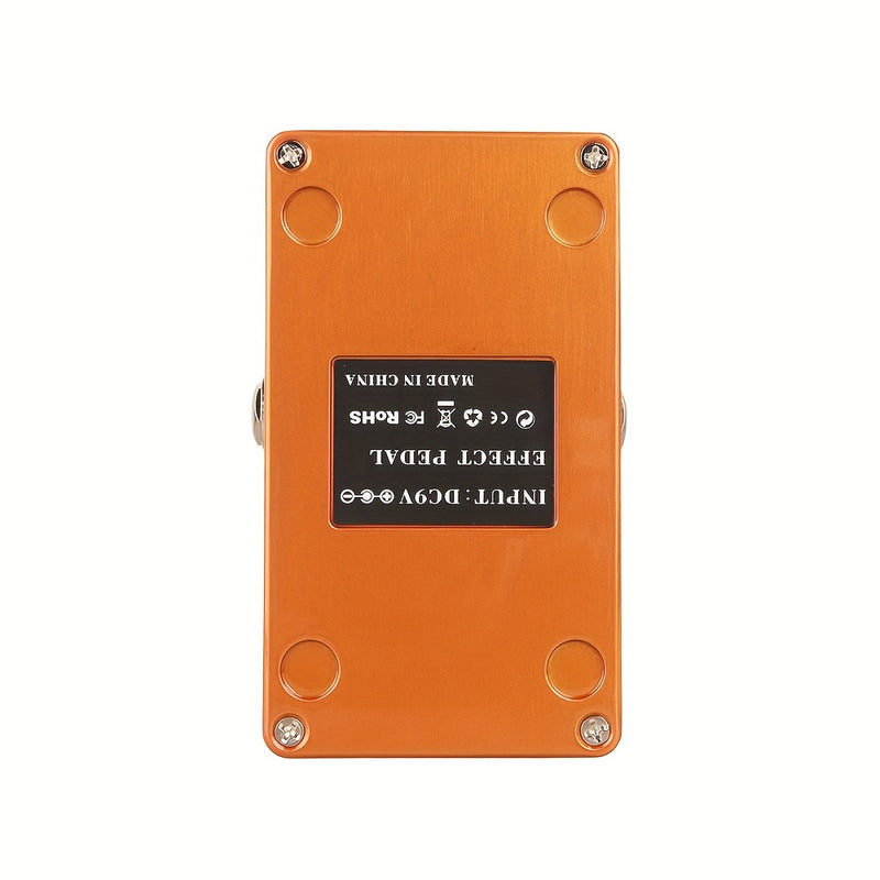 Pedal de Guitarra GOKKO ANGEL CHORUS GK-23 - Efectos de Coro Analógicos Clásicos con Control de 2 Perillas (Velocidad y Profundidad), Acabado Vibrante Naranja-Rojo, Cuerpo de Aluminio Ligero - Perfecto para Tonos Limpios a Alta Ganancia, Configuraciones