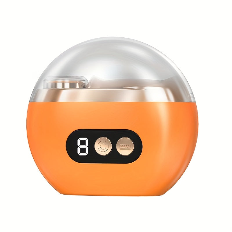 Cortadora de uñas eléctrica inteligente de dos en uno, máquina de modelado de uñas y lima de uñas, carga USB, batería de aleación de litio de 500 mAh, con función de anti-corte, lijado y iluminación, muy adecuada para arte de uñas, lima de uñas, pulido y