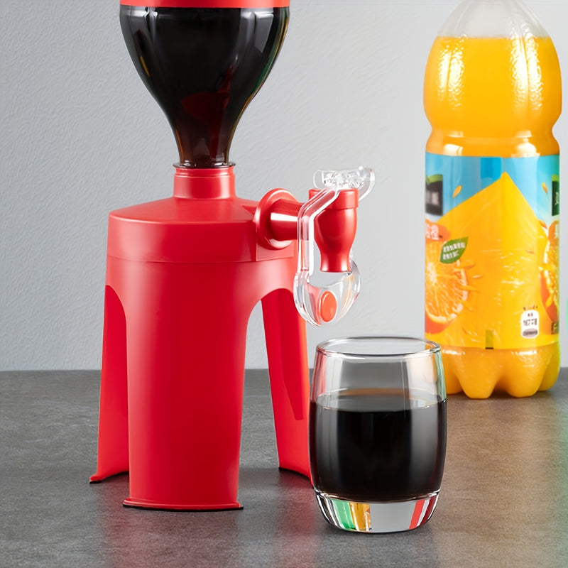 Inversor de Botella de Bebida Fácil de Verter 1pc - Plástico Duradero, Operación Manual, Forma Redonda - Perfecto para Uso Doméstico, Garantiza un Vertido Sin Desorden de Botellas de Refresco y Agua