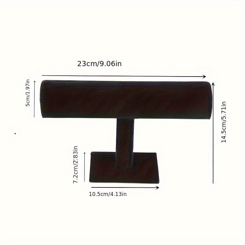 Soporte de exhibición de lujo de terciopelo para pulseras y collares, adecuado para mercados nocturnos y puestos, también para mostrar relojes, tobilleras y otros artículos de joyería, torres de joyería