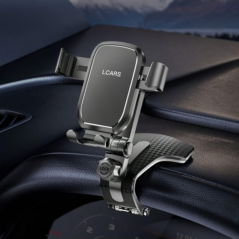 Soporte de teléfono para coche LCARS con montaje ajustable - No cegador, agarre de múltiples ángulos para una visión segura, ideal para navegación GPS y viajes, regalo perfecto para vacaciones, montaje de teléfono para coche.