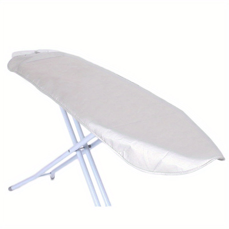 Juego de tabla de planchar universal | Base aislante de calor de 4 mm de grosor | Superficie plateada antideslizante de 140x50 cm (55x19.7 pulgadas) | Cubierta para plancha a vapor duradera, diseño de fácil instalación para uso en el hogar