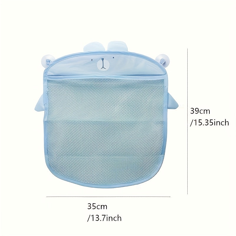 1pc Bolsa de almacenamiento de juguetes de playa creativos con bolsillo de recolección de conchas, organizador de colgar plegable, estantería de tela multifuncional para varios tipos de habitaciones - 1pc