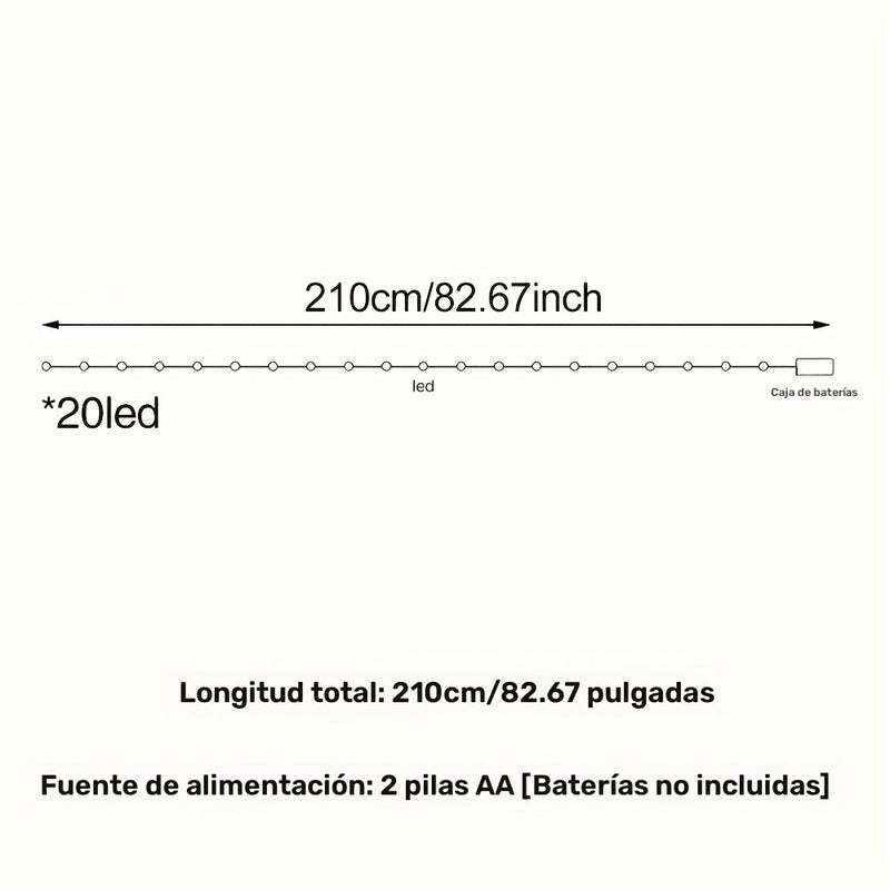 1 Paquete, Luces De Hadas Doradas, Románticas, Iluminación Elegante De Cuerdas Para Decoración Del Hogar, Mesa, Bodas Y Eventos Especiales, LED Blanco Cálido, Planta Artificial, (Baterías No Incluidas)