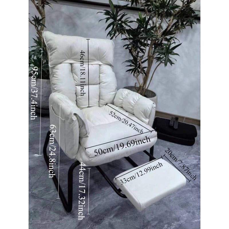 Silla de Escritorio Versátil con Respaldo de Lazo - Espuma de Memoria Cómoda y Estructura de Metal, Perfecta para Oficina en Casa, Juegos y Uso en Dormitorios, Cojín para Silla de Oficina, Silla de Computadora, Sedentaria, Reclinable, E-sports