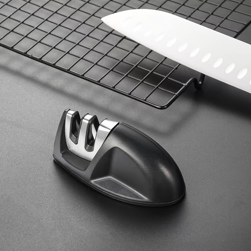 1 pieza, afilador de cuchillos portátil mini, diseño compacto y duradero de acero de tungsteno para cuchillos de exteriores, caza y pesca, regalo perfecto para vacaciones y ocasiones especiales, afilador de cuchillos portátil, ideal para Navidad, perfect