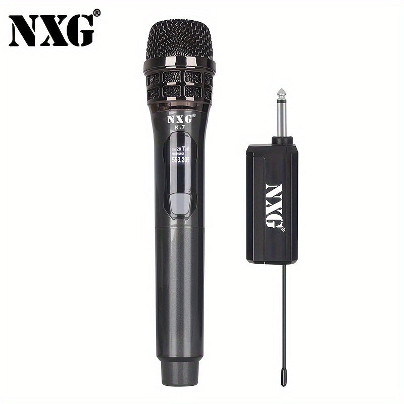 Sistema de micrófono inalámbrico profesional NXG, anti-retroalimentación, cancelación de ruido, para escenario, KTV en casa, presentaciones, conferencias, actuaciones – Tipo-C USB, doble alimentación por batería/USB, ≤36V, batería de litio recargable 186