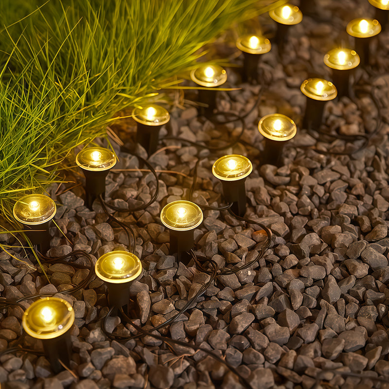 30/15 piezas, luces solares para jardín, 8 modos de destello, apagado automático de luz diurna, encendido automático de noche, IP54 impermeable, luces de jardín adecuadas para patios, jardines, caminos, Día de San Valentín, decoraciones navideñas.