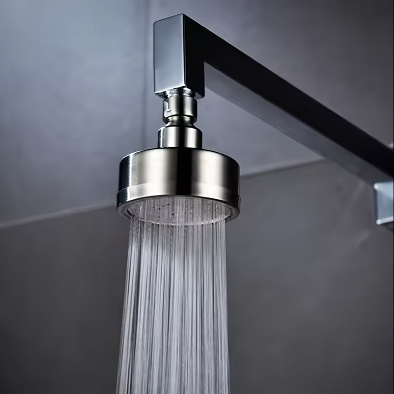 Cabezal de ducha de acero inoxidable 304 con acabado cepillado, ahorrador de agua con efecto lluvia, pequeño chorro superior, desmontable y lavable, estilo clásico para baño moderno, cabezal de ducha ahorrador de agua | Cabezal de ducha moderno | Cabezal