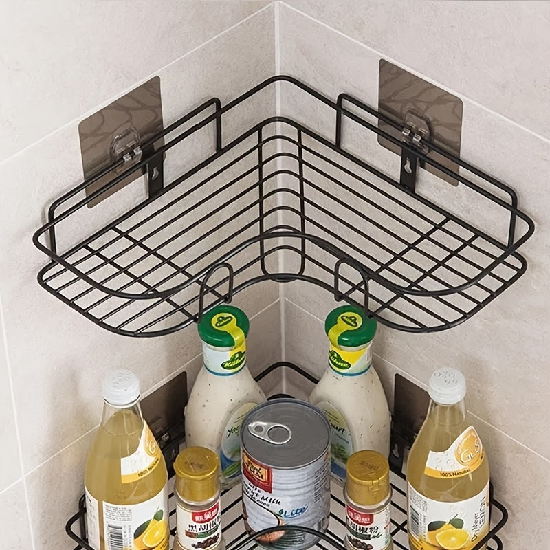 1pc Gancho Autoadhesivo para Baño - Sin Daños, Ganchos de Montaje Fuerte en Pared, Adecuado para Colgar Cestas de Almacenamiento de Bañera, Multifuncional, Material Plástico Duradero, Ganchos Utilitarios