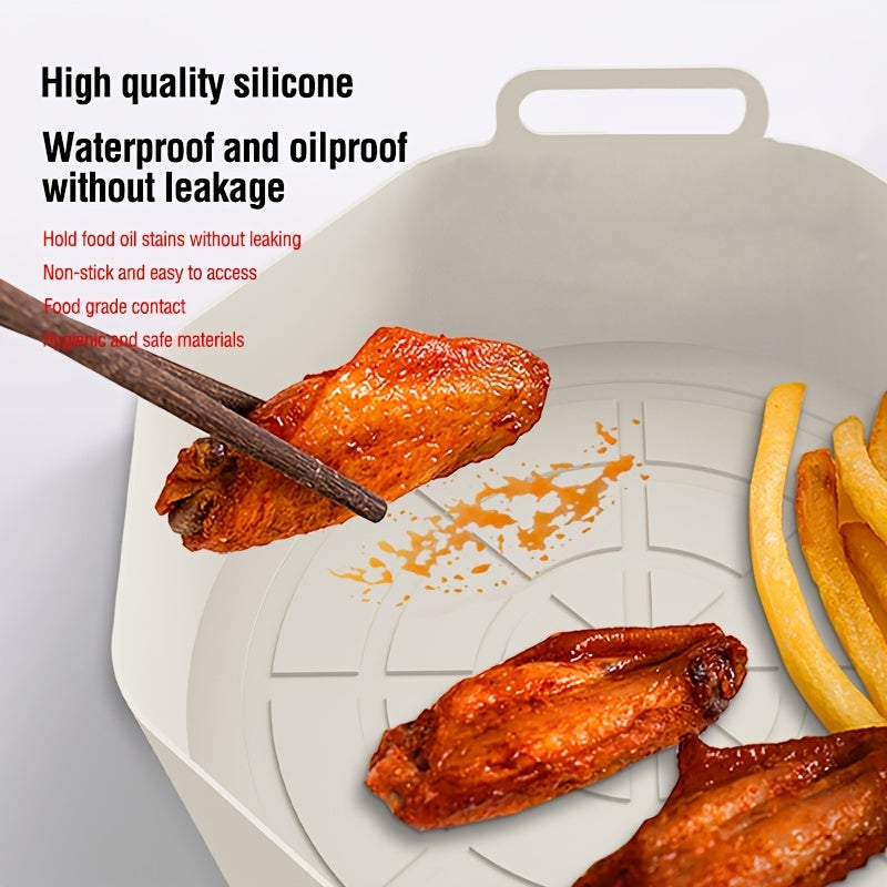 Revestimiento de Silicona para Freidora de Aire - Apto para Alimentos, Accesorio Reutilizable para Cesta para Cocinar de Manera Más Saludable, Accesorios para Freidora de Aire