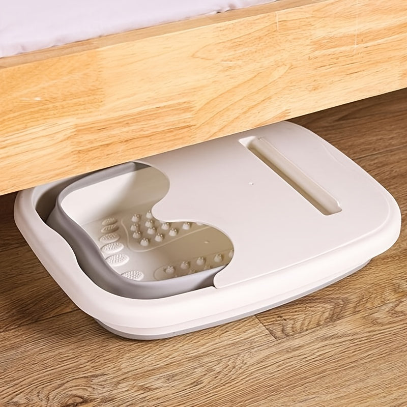 Bañera de Espuma Plegable 2025 con Tapa, Diseño Ahorrador de Espacio – Ideal para Uso en Casa y Viajes, Regalo Perfecto para Bodas, Graduaciones y Cumpleaños (1 Unidad)