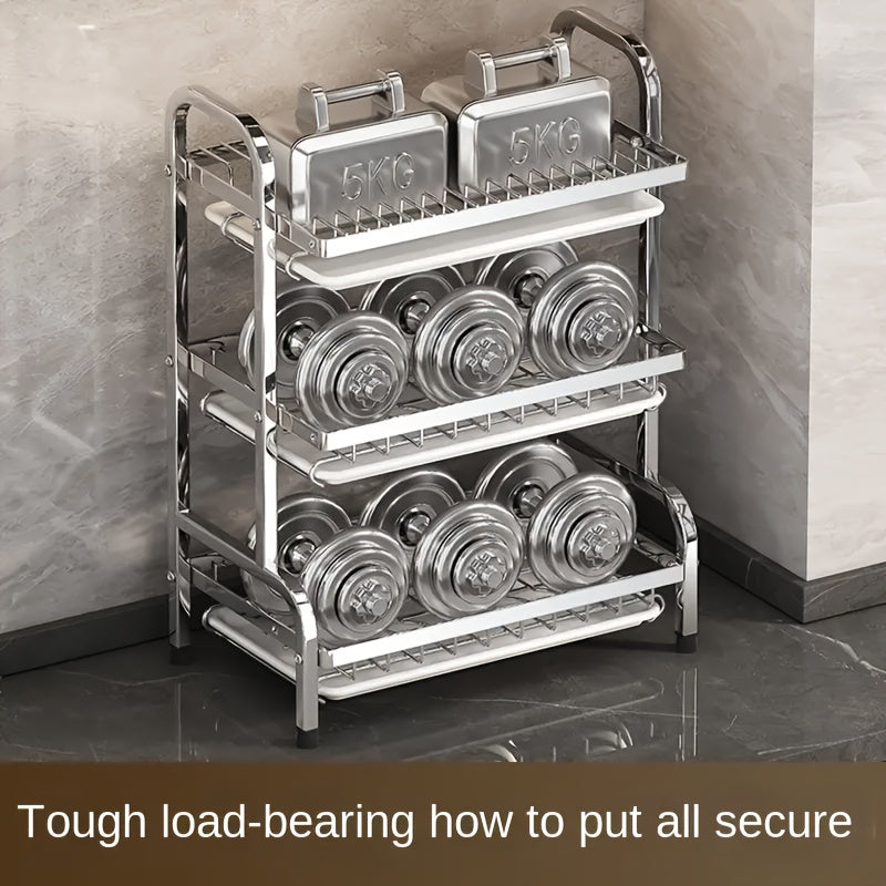 Organizador multifuncional de utensilios metálico, escurridor de platos de dos o tres niveles con soporte para palillos y tabla de cortar, accesorio de cocina de gran capacidad para encimeras, disponible en 2 modelos, color