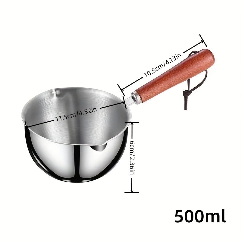 Cucharón pequeño de acero inoxidable 316 para verter líquidos, cuchara sopera mini, utensilio de cocina para líquidos calientes, ideal para uso en el hogar