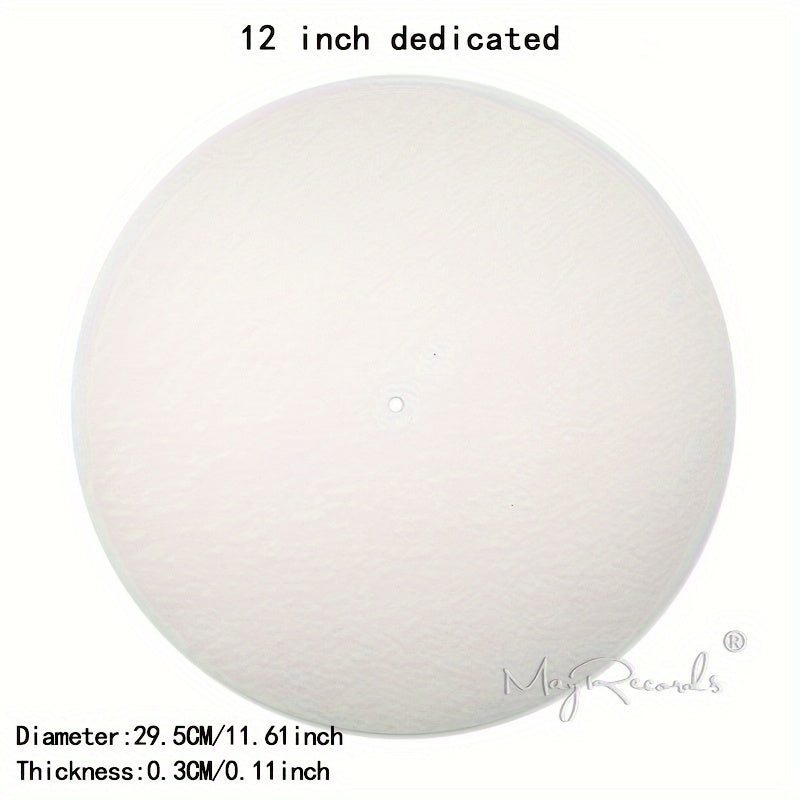 Almohadilla de Fieltro Amortiguadora de 12 Pulgadas para Tocadiscos, Tapete Protector de Vinilos