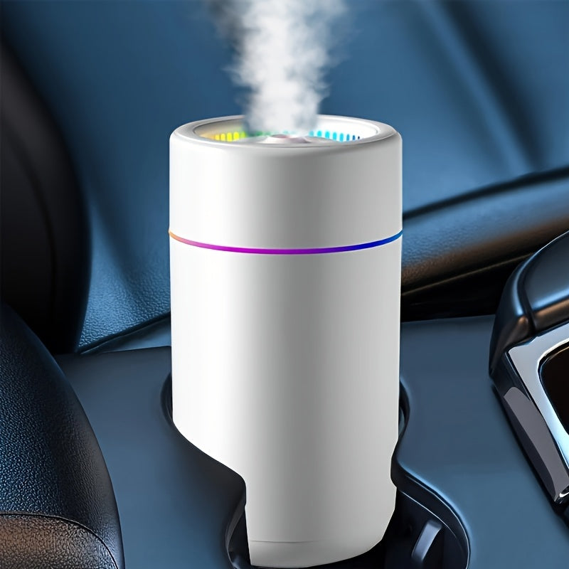 Humidificador portátil mini, humidificador de escritorio USB, adecuado para coches, oficinas, dormitorios, con 2 modos de niebla