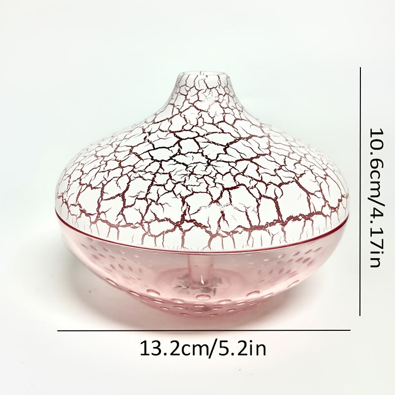 Dispositivo de aromaterapia con USB, con un diseño de bola de cristal y 7 opciones de color, perfecto para realzar la atmósfera en su hogar o oficina mientras también humedece el aire en una sola habitación.