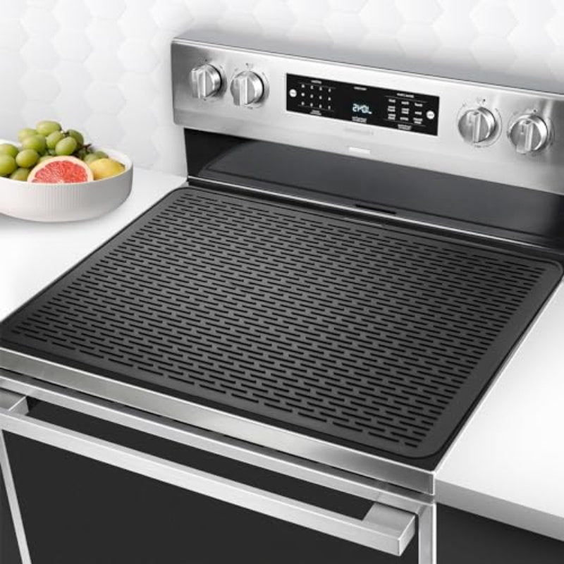 1pc Cubierta de Silicona para Estufa - Resistente al Calor, Antideslizante, Reutilizable, Adecuada para Cocinas Eléctricas y de Vidrio, Uso en Hogar/Jardín/Remolque, Accesorio de Cocina para Lavado de Platos