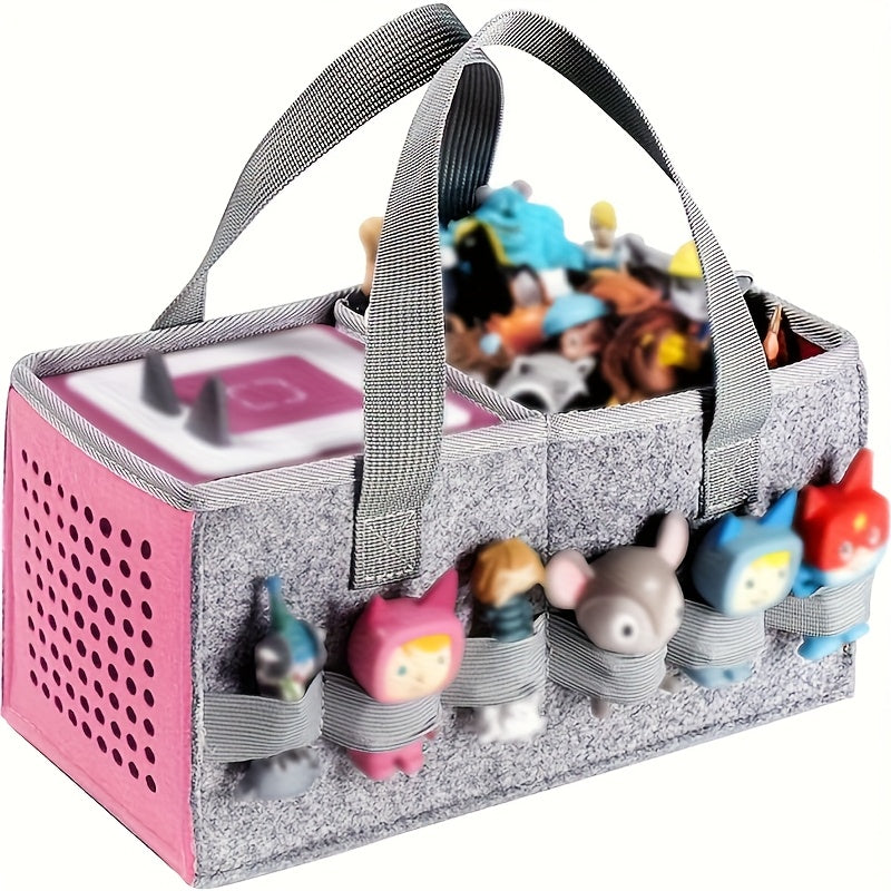1pc Bolsa de Almacenamiento de Espuma con Múltiples Bolsillos para Altavoces y Juguetes de Peluche, Bolsa de Música Portátil con Diseño de Caja de Almacenamiento de Golf, Organizador Creativo de Reproducción de Audio, Solución de Almacenamiento Portátil|