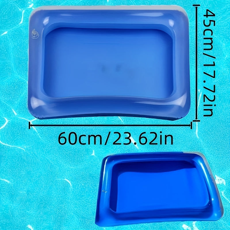 2 piezas de bañera inflable para pies; bañera portátil para pies; escalera de piscina con pedicura y limpieza
