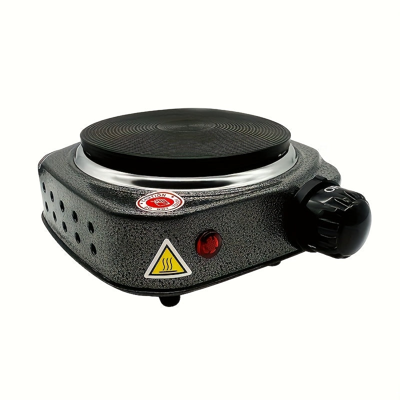 1 estufa eléctrica de calefacción con enchufe de EE. UU., 110V, hierro multifuncional con control de temperatura, protección contra sobrecalentamiento, utensilios de cocción de calentamiento rápido, duraderos y fáciles de limpiar, ideales para el hogar,