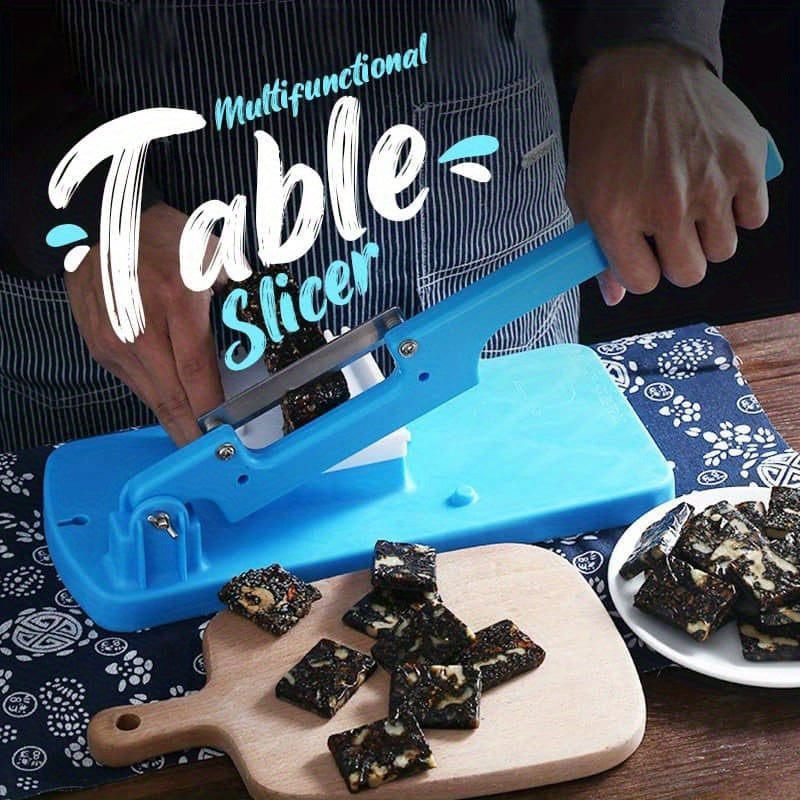 1 pieza de cortador y picador de alimentos multifuncional - Fácil montaje, desmontable para carne congelada, papas, plátanos, manzanas - No requiere batería, ideal para uso en cocina doméstica, herramienta de preparación de alimentos, diseño elegante, ma