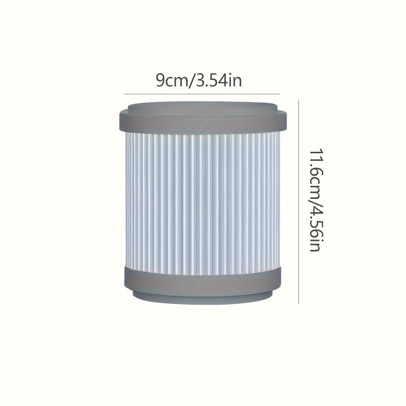 1 ud EJ-JHQ01 Elemento de Filtro de Purificador de Aire, Nivel H13 para Eliminación de Alérgenos Bacterianos en Toda la Casa, Luz Azul de Aromaterapia, Compatible con Aparatos de Calefacción y Refrigeración, Filtro de Repuesto para Humidificador, Plástic
