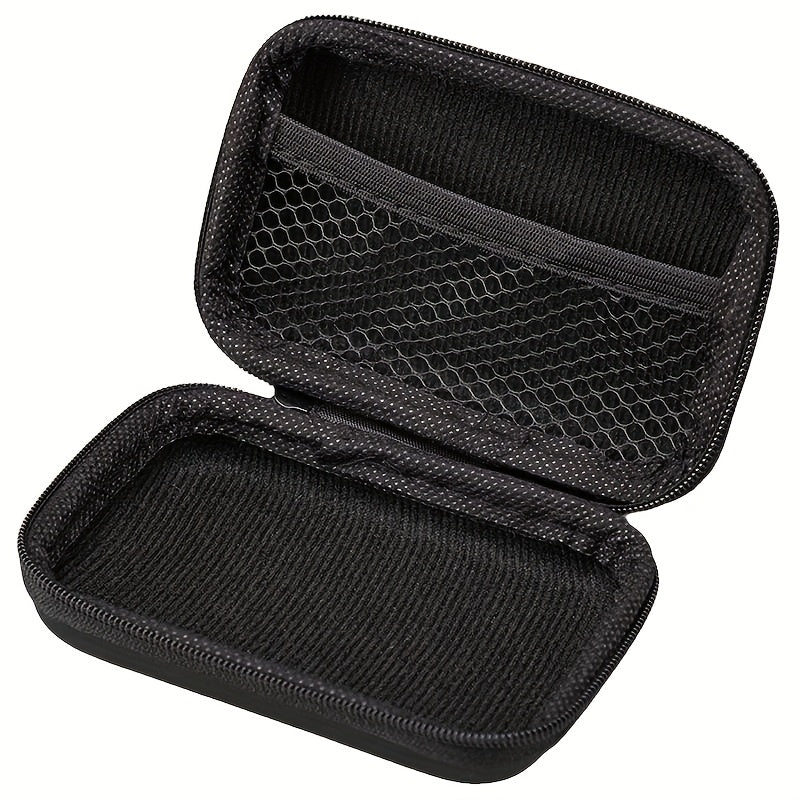 Caja de almacenamiento de tela Oxford negra con cierre, ideal para juegos de cartas, tarot, póker y más, estuche de tela resistente para organizar y proteger tus favoritos, regalo perfecto para cumpleaños y organización del hogar, organizador de cartas |