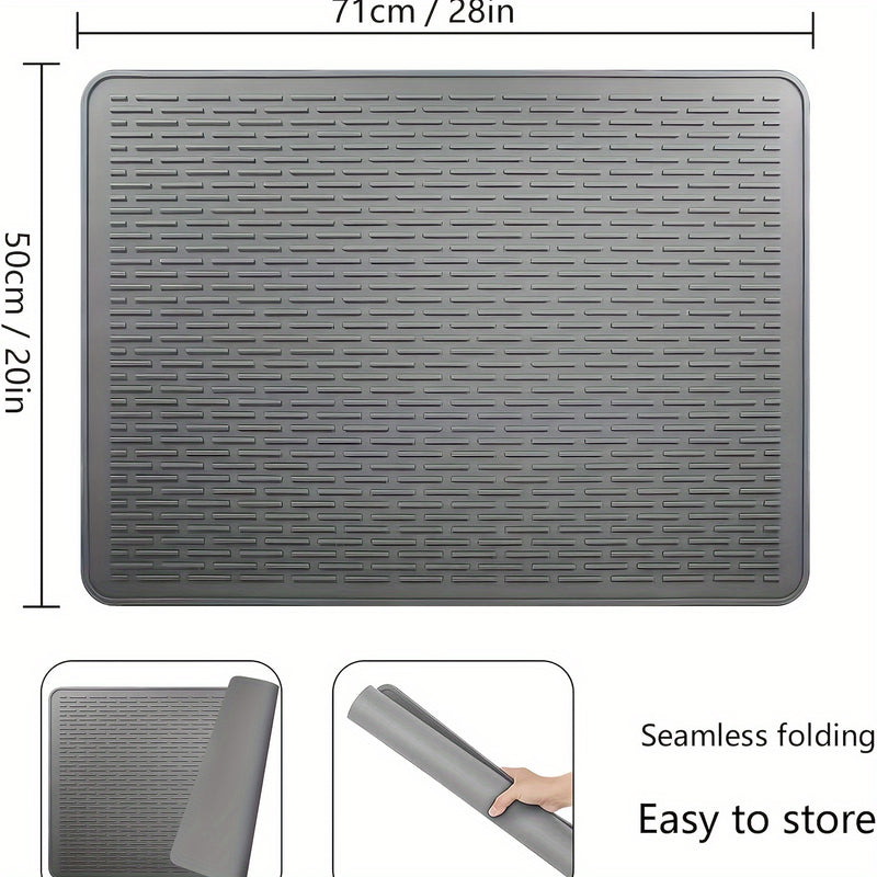 Protector de estufa de silicona, 71,12 x 50,8 cm, grande, antideslizante, resistente al calor, cubierta para encimera de cocina, almohadilla plana para campana extractora de vidrio para estufa eléctrica, kit de repuesto decorativo