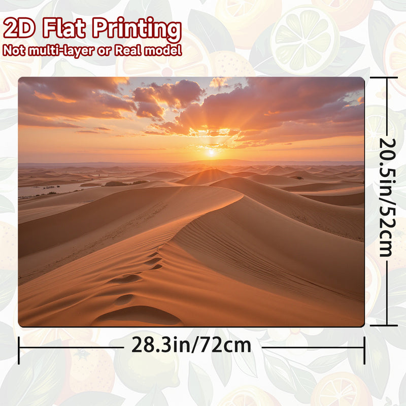 1pc Protector de Estufa - Diseño Atardecer en el Desierto con Dunas Doradas, Cubierta Resistente a Arañazos y Calor para Electrodomésticos - Compatible con Cocinas de Gas/Eléctricas, Hornos, Lavadoras, Secadoras - Superficie Fácil de Limpiar, Ajuste Perf