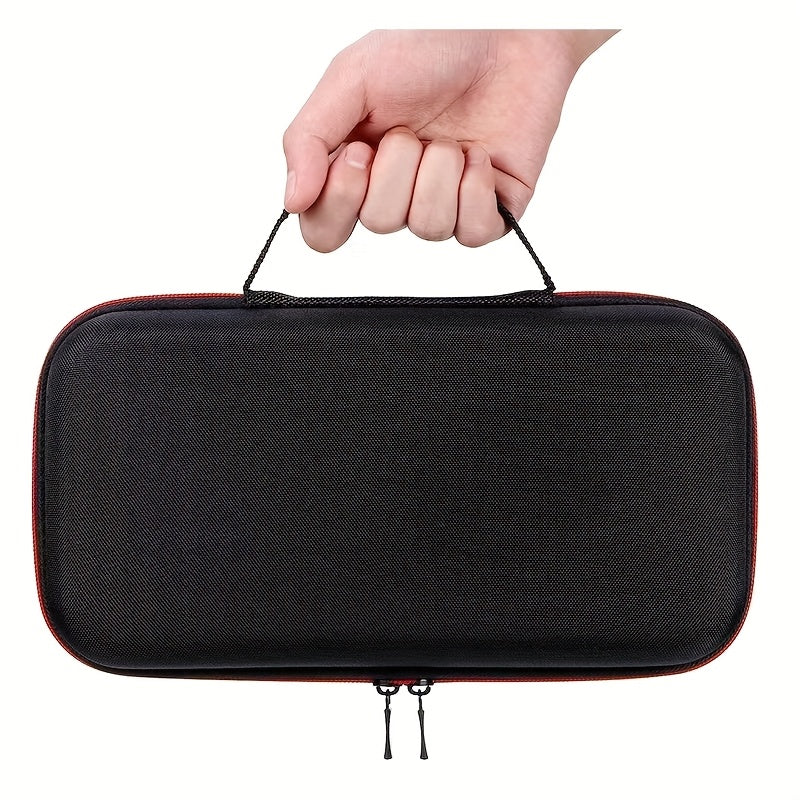 Estuche de Almacenamiento para Dos Micrófonos - Tela Negra Duradera con Bolsillos de Malla y Asas Resistentes para Organización de Accesorios de Grabación en Estudio o Campo, Organizador de Accesorios de Estudio | Estuche Elegante | Cierre Seguro con Cre