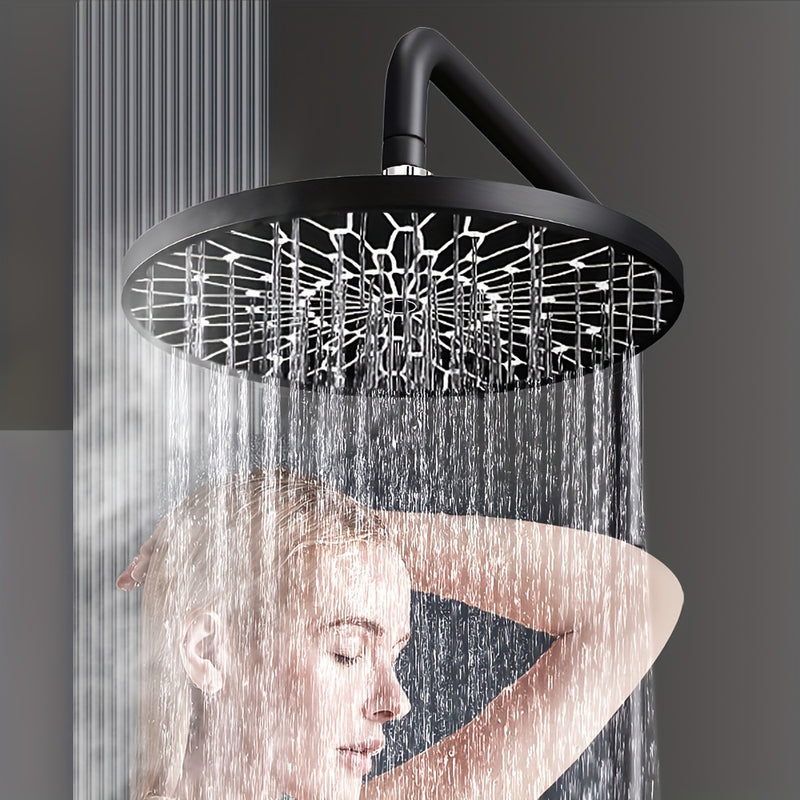 1 unidad de cabezal de ducha de lluvia de alta presión de 6 pulgadas, rociador redondo grande con control de temperatura ajustable, lujoso para una experiencia de ducha esponjosa tipo loto, ideal para renovar el baño