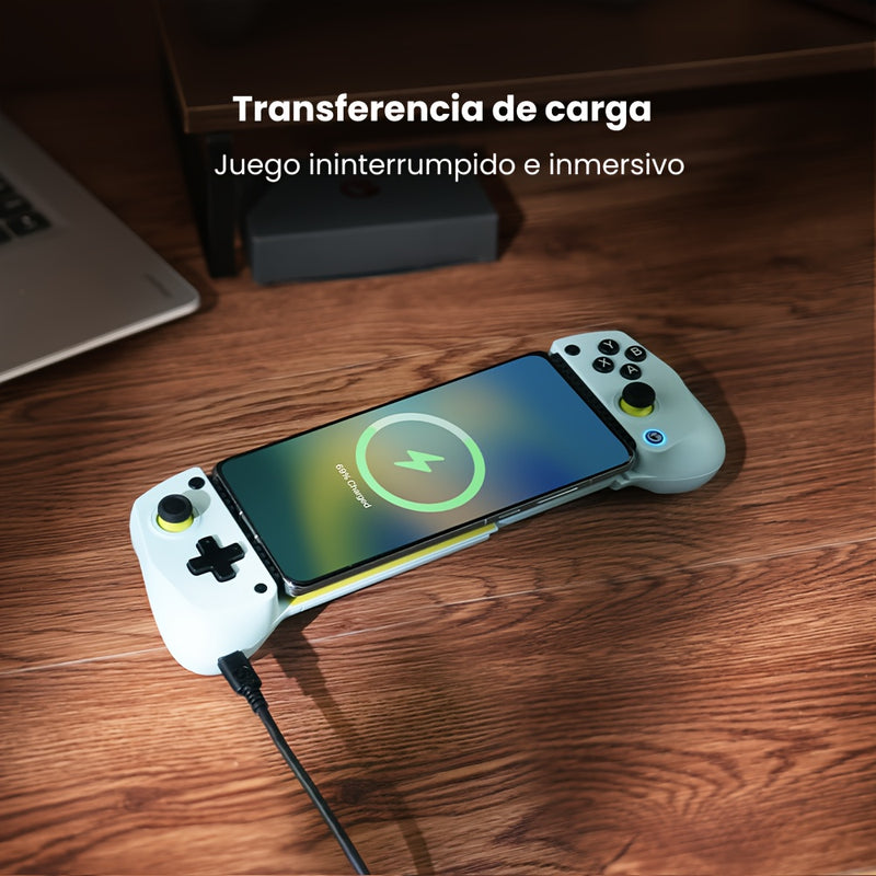 GameSir X5 Lite Mando de Juego para Móvil: Palancas Hall Effect para FPS/MOBA | Ultra Ligero 135g | Botones Turbo | Carga Pasante | Compatible con iOS/Android