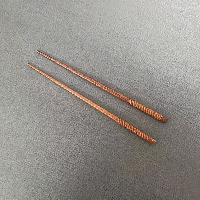 Juego de Palillos de Sushi de Madera de Castaño Natural Japonesa Hechos a Mano - Regalo de Valor para Sushi y Comida China